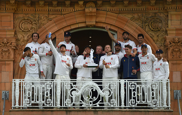 Essex cricketers celebrating their win | GETTY