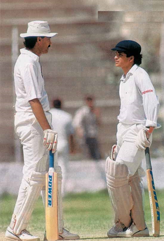 Dilip Vengsarkar with a young Sachin Tendulkar during Ranji Trophy 1992-93 | Outlook India