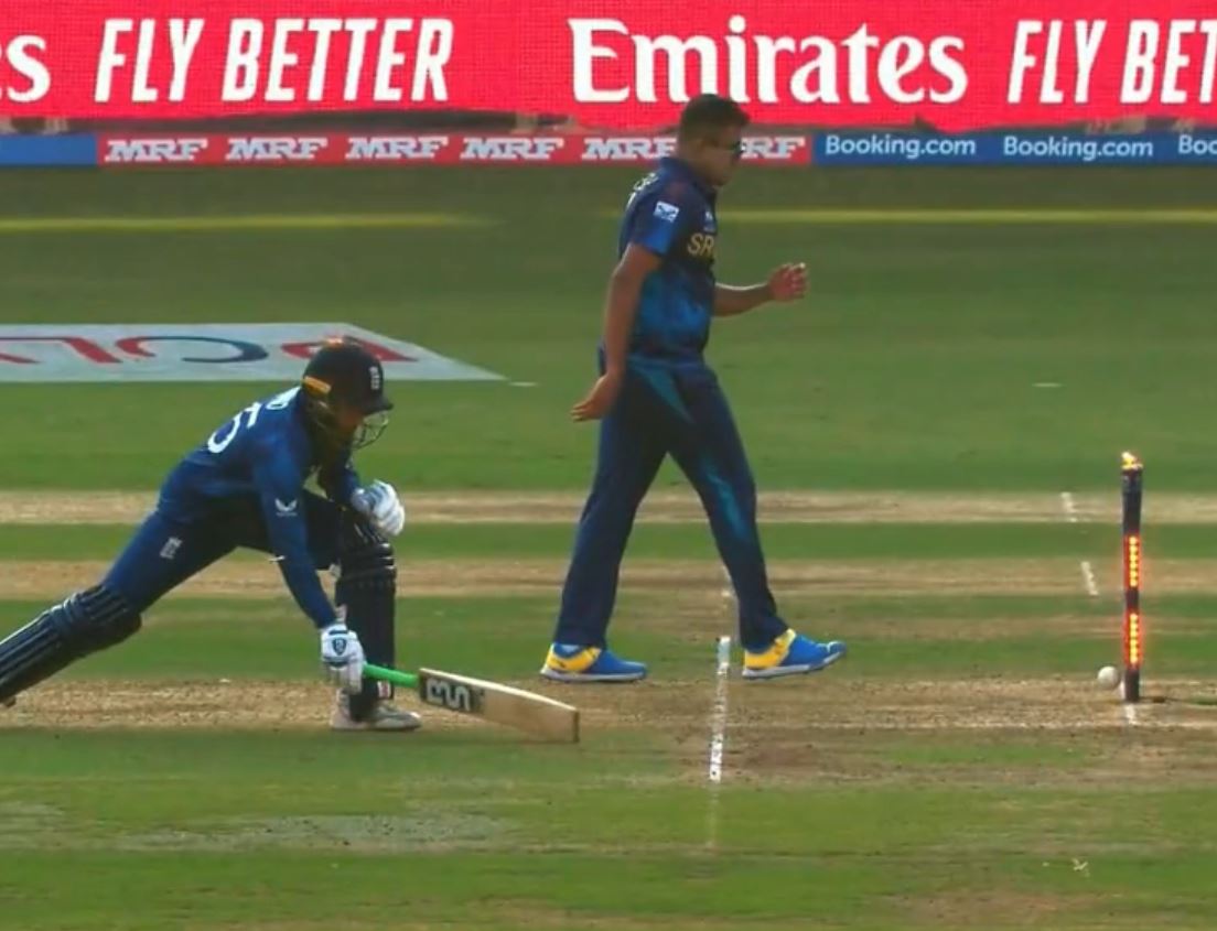 Adil Rashid was caught way out of crease | X