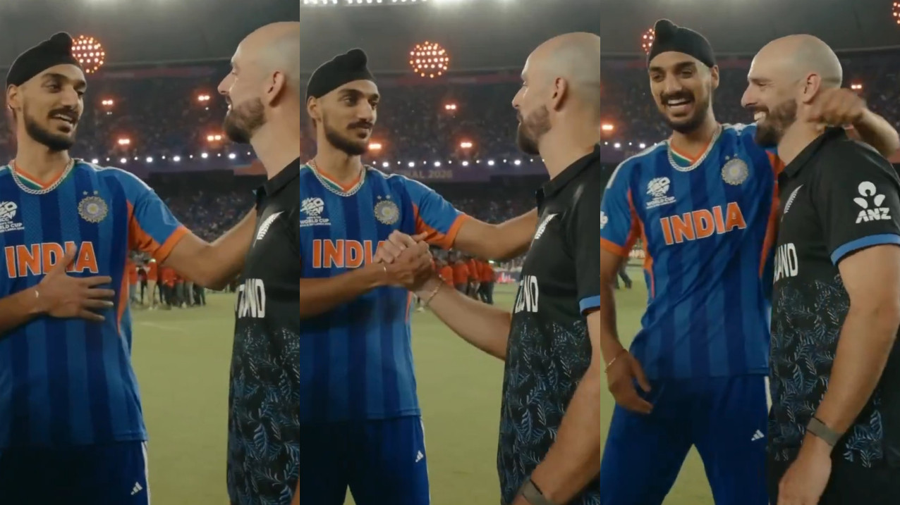 T20 World Cup 2026: WATCH- Arshdeep Singh apologizes to Daryl Mitchell for hitting him with a throw; reveals his words to Kiwi batter