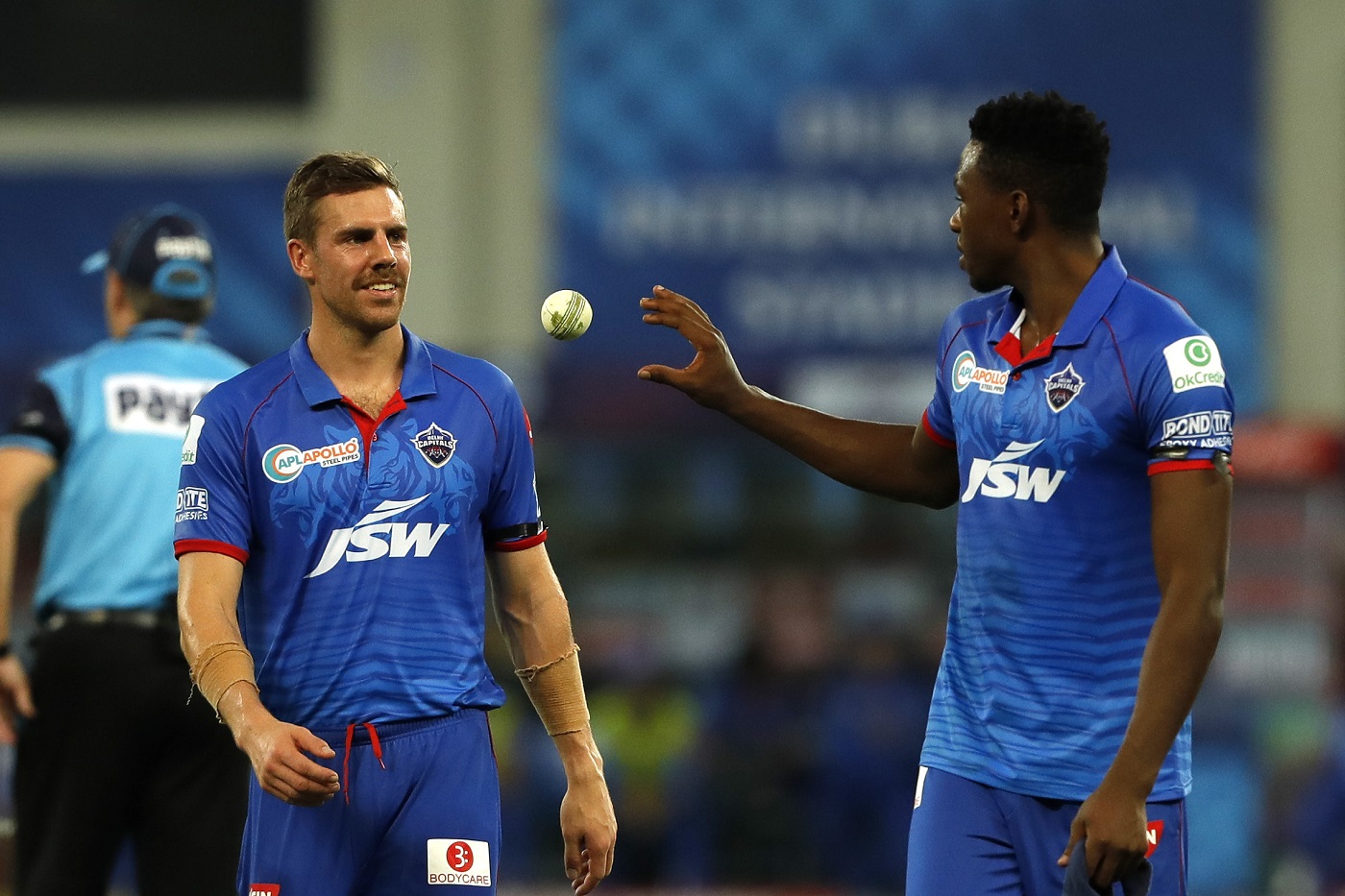 Nortje and Rabada of DC are competing for the tag of fastest bowler of IPL 2020 | BCCI/IPL