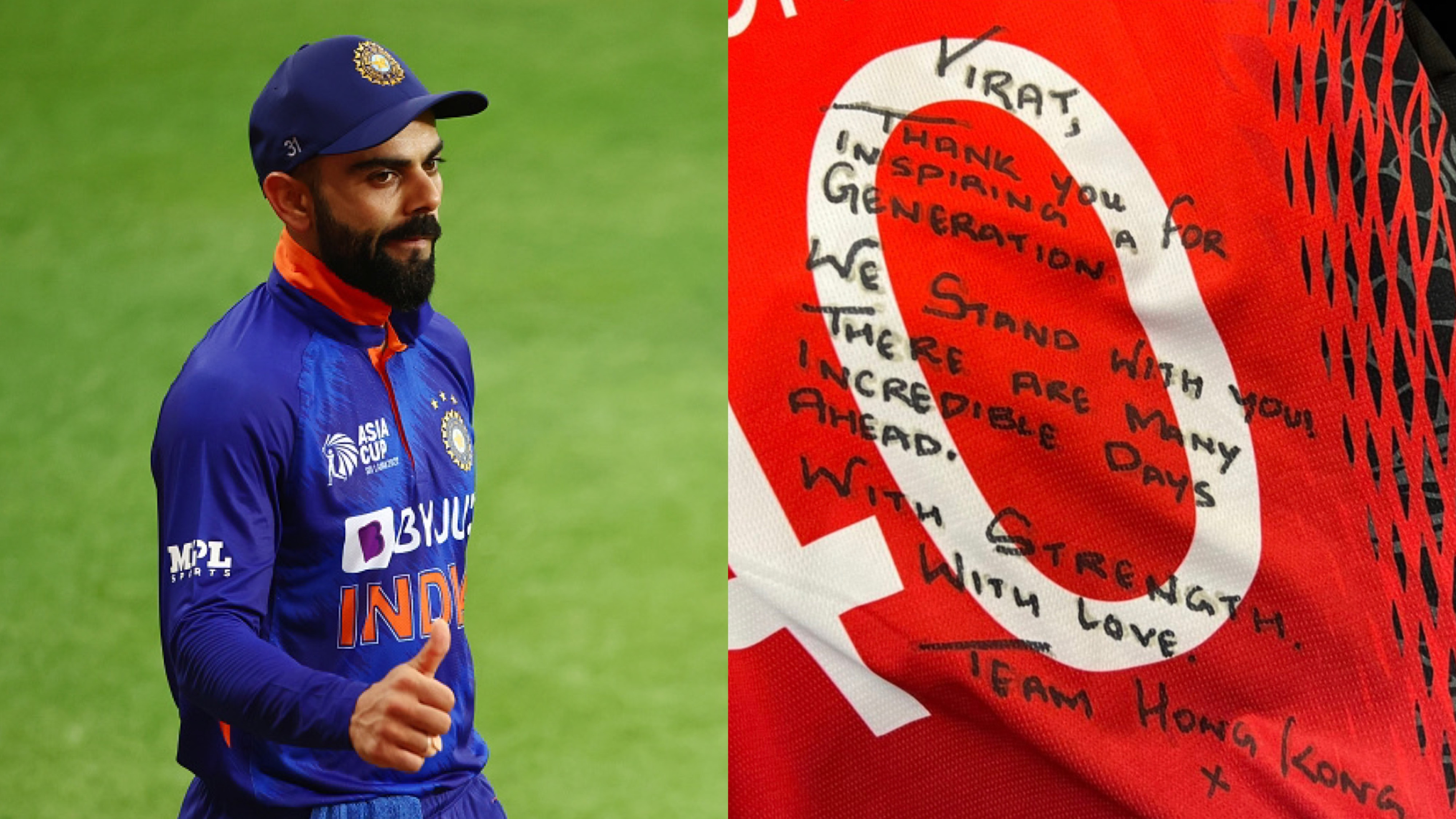 Asia Cup 2022: “This gesture is truly humbling,” Virat Kohli thanks Team Hong Kong for their gesture