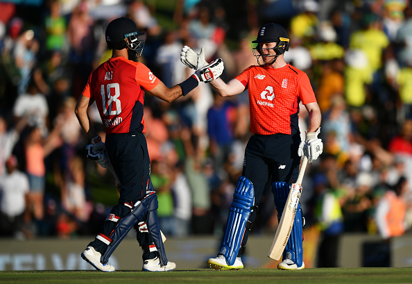 England won with five balls to spare despite chasing a mammoth 223-run target | Getty