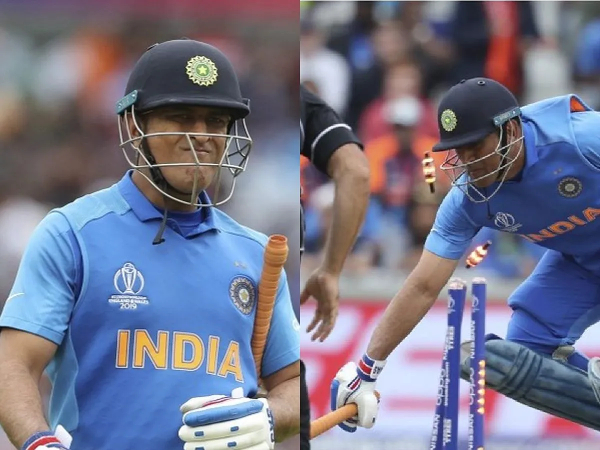 MS Dhoni was run out for 50 in the 2019 WC semifinal 