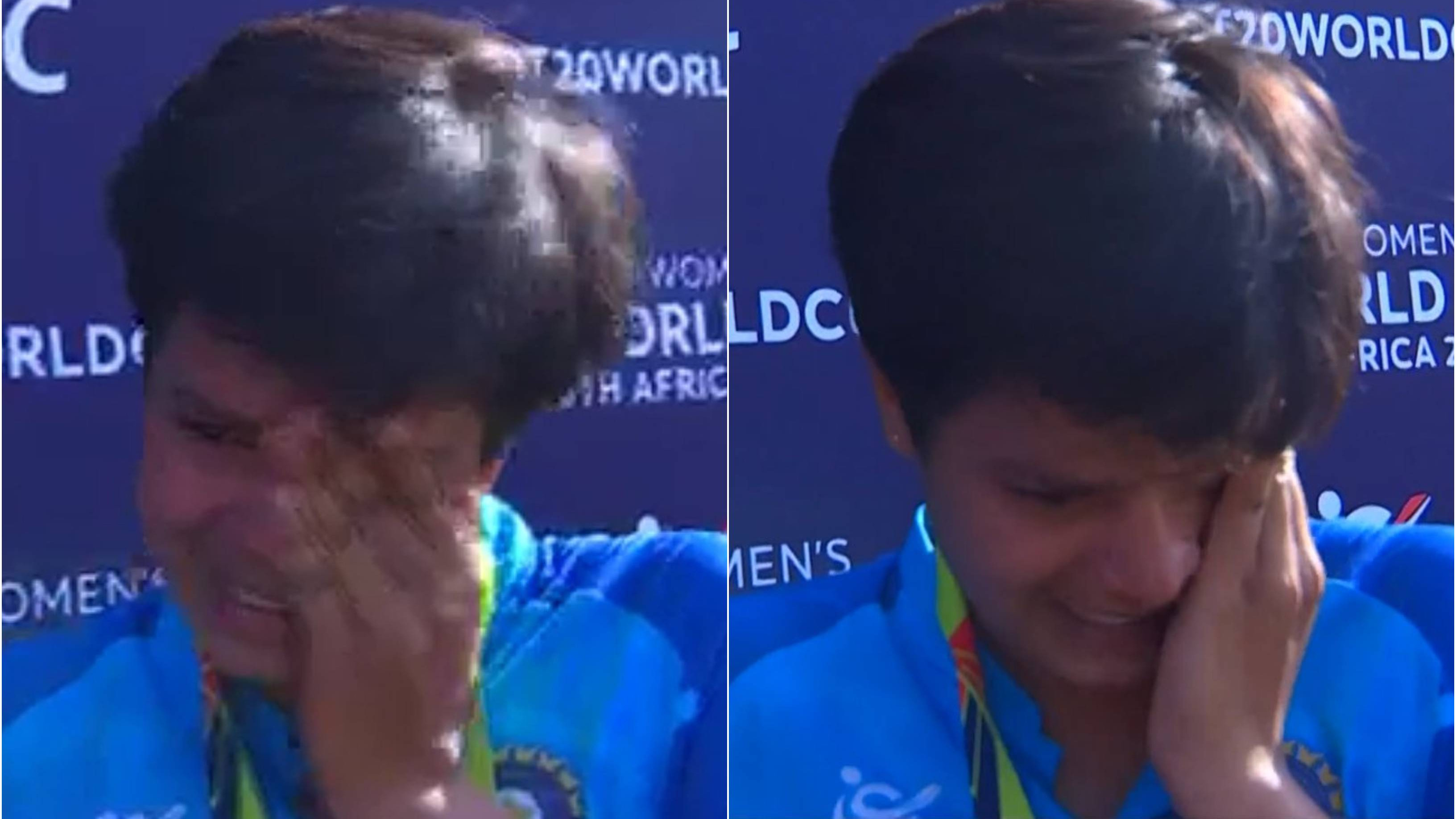 WATCH: Shafali Verma breaks down in tears after leading India to inaugural ICC Women's U-19 T20 World Cup title