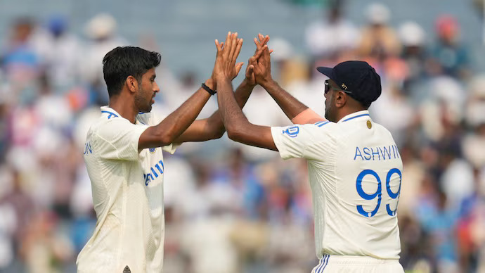 Washington Sundar and R Ashwin | Getty