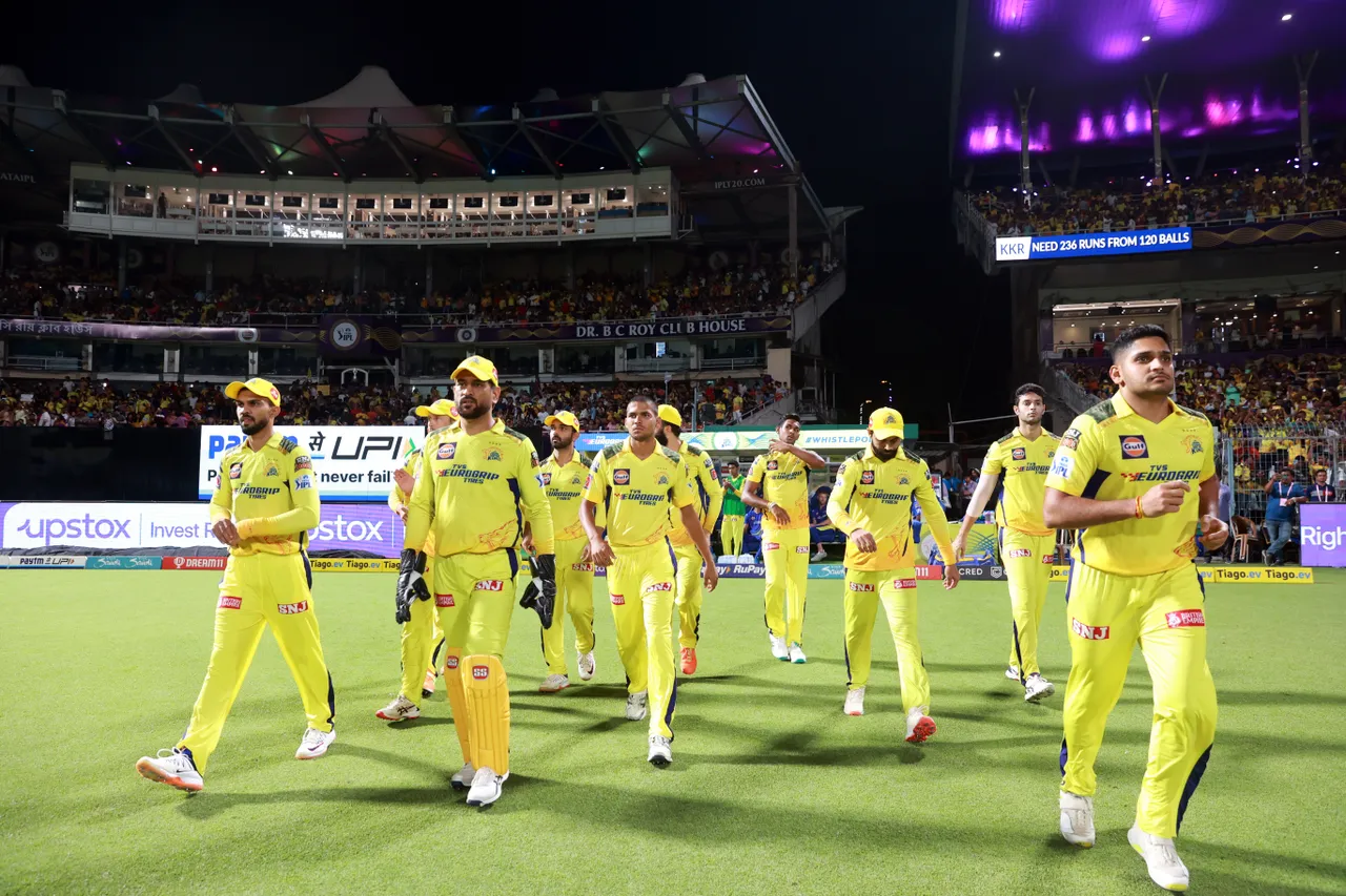 MS Dhoni leads CSK to the top of the table | BCCI/IPL 