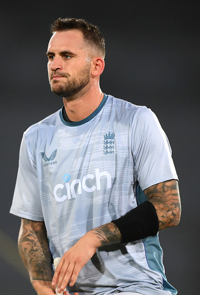 Alex Hales during a practise session in pakistan | Getty