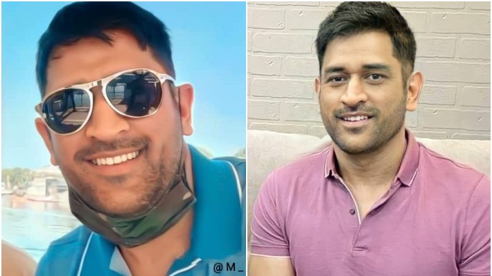 In Pics: MS Dhoni appears in a new look for an ad shoot in Mumbai