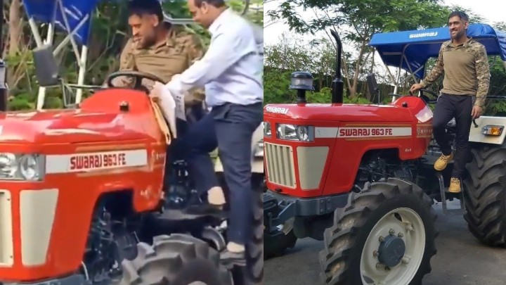 WATCH: MS Dhoni reveals his new beast to accompany him on roads