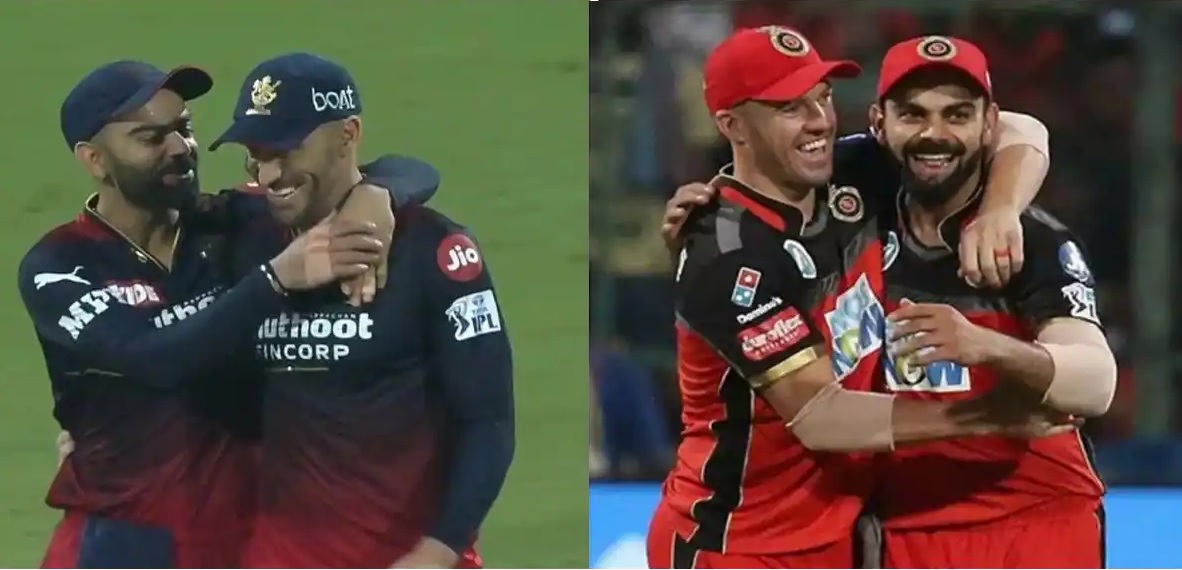 Virat Kohli with Faf du Plessis and his bromance with AB de Villiers | Twitter