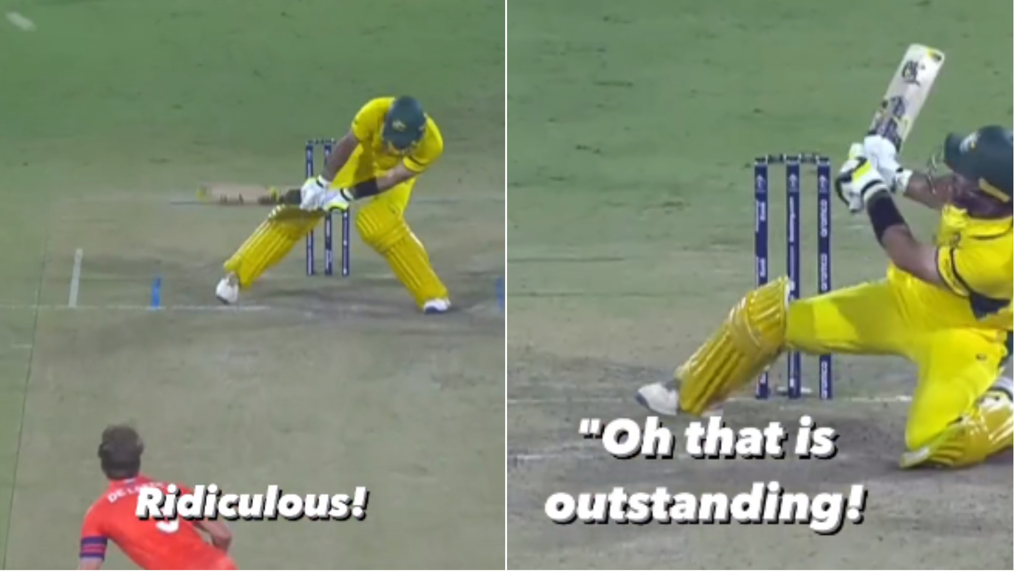 CWC 2023: WATCH – “Oh that's ridiculous,” Glenn Maxwell leaves commentators in awe with his reverse sweep six