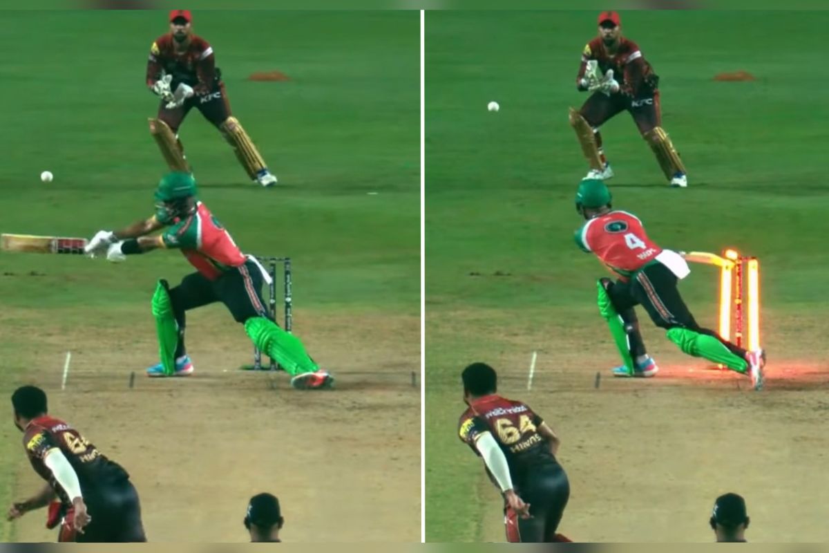 Shai Hope's hit wicket dismissal in CPL 2025 | X