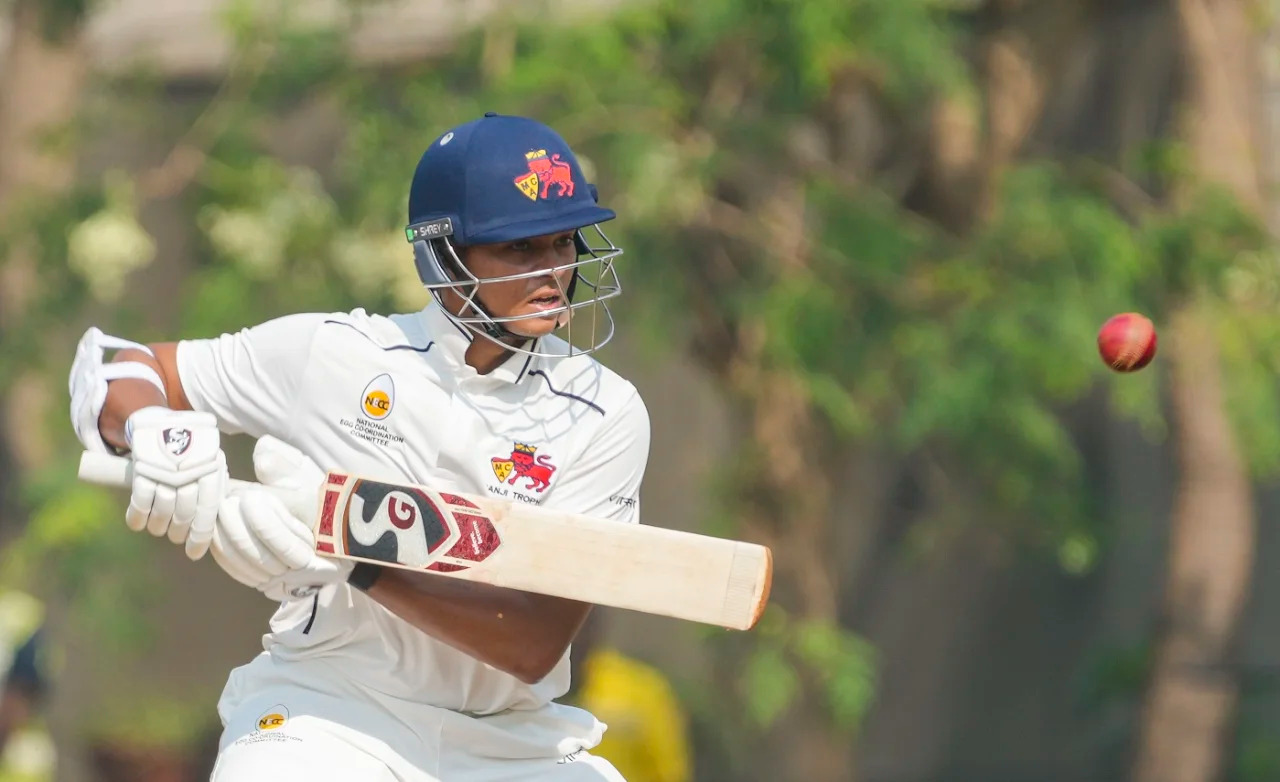 Yashasvi Jaiswal playing for Mumbai |  PTI