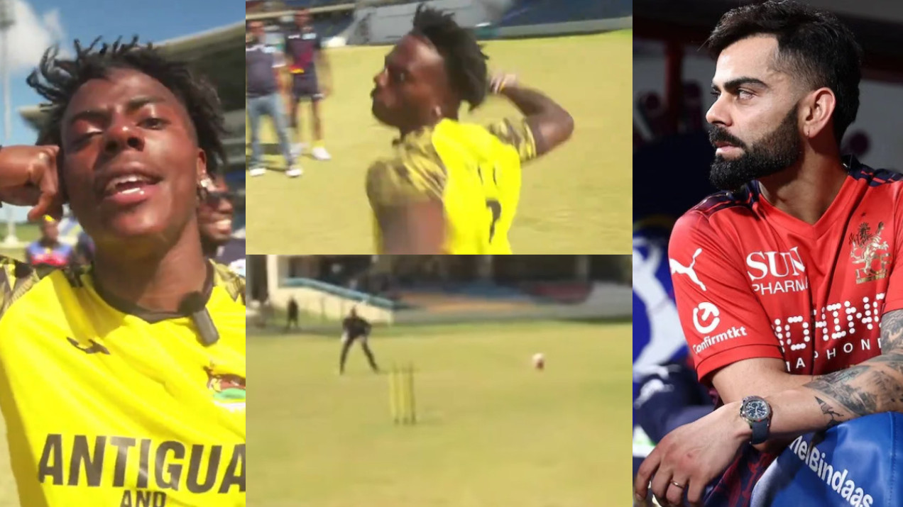 WATCH- “Virat Kohli, bruh, you might need to call me”- YouTuber iShowSpeed yells after hitting stumps while bowling
