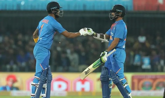 KL Rahul and Shikhar Dhawan added 97 runs for the first wicket | AFP