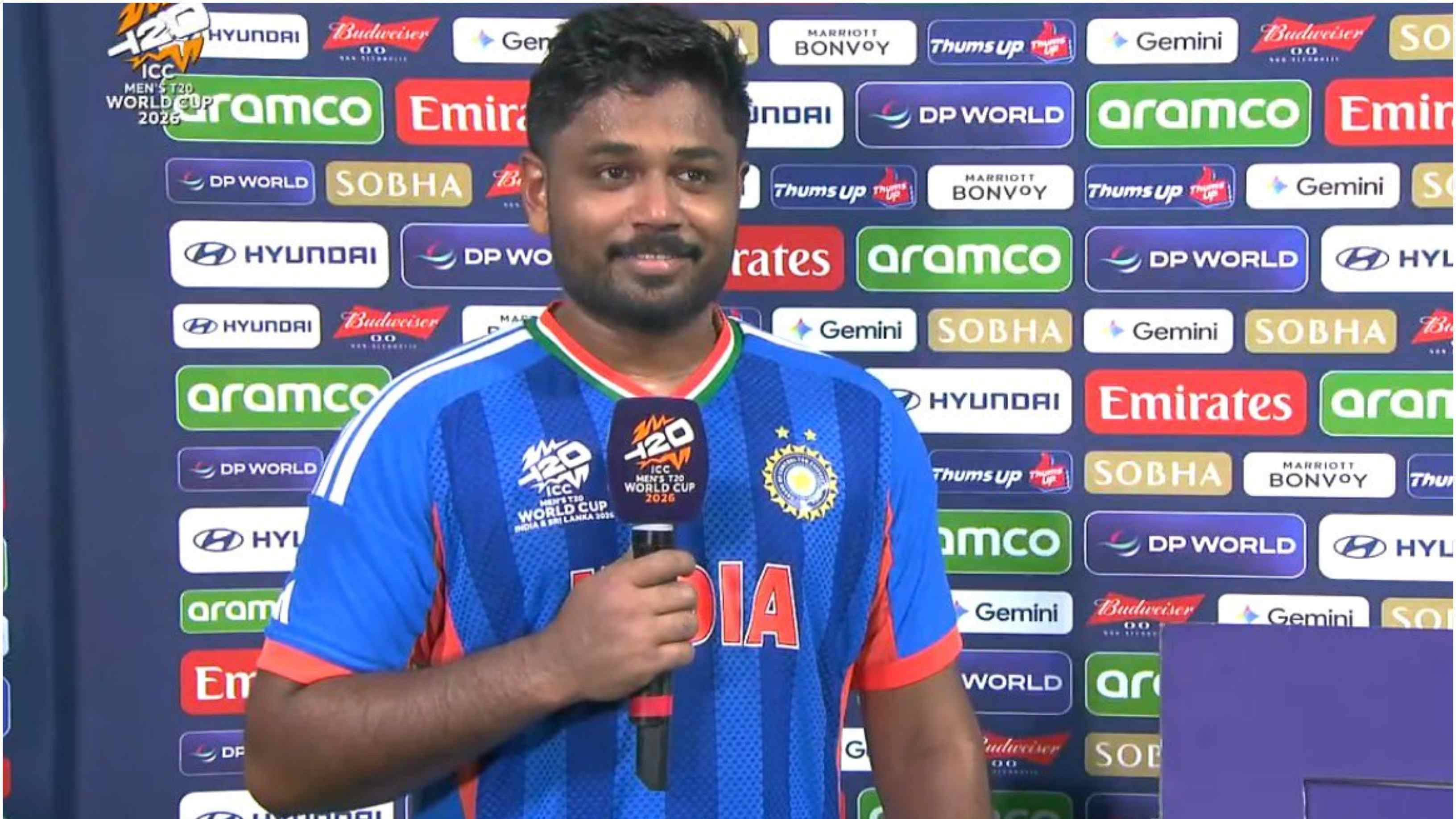 T20 World Cup 2026: WATCH - “One of the greatest days of my life,” Samson gets emotional after match-winning 97* vs West Indies