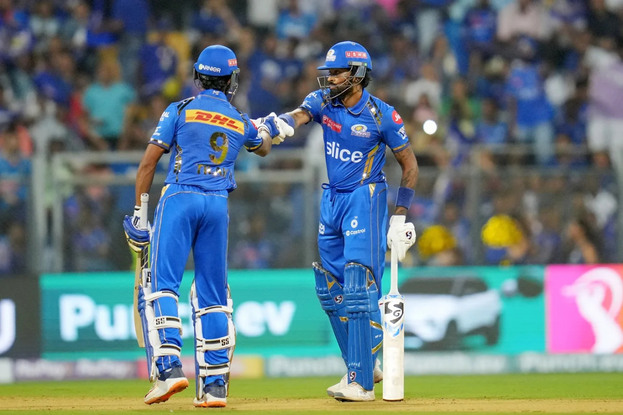 Tilak and Hardik top-scored for MI in their total of 125/9 in 20 overs | BCCI-IPL