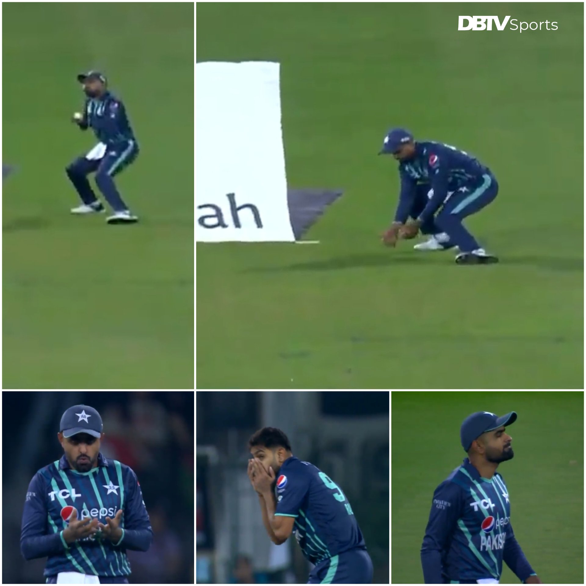 Babar Azam dropped two easy catches | Twitter