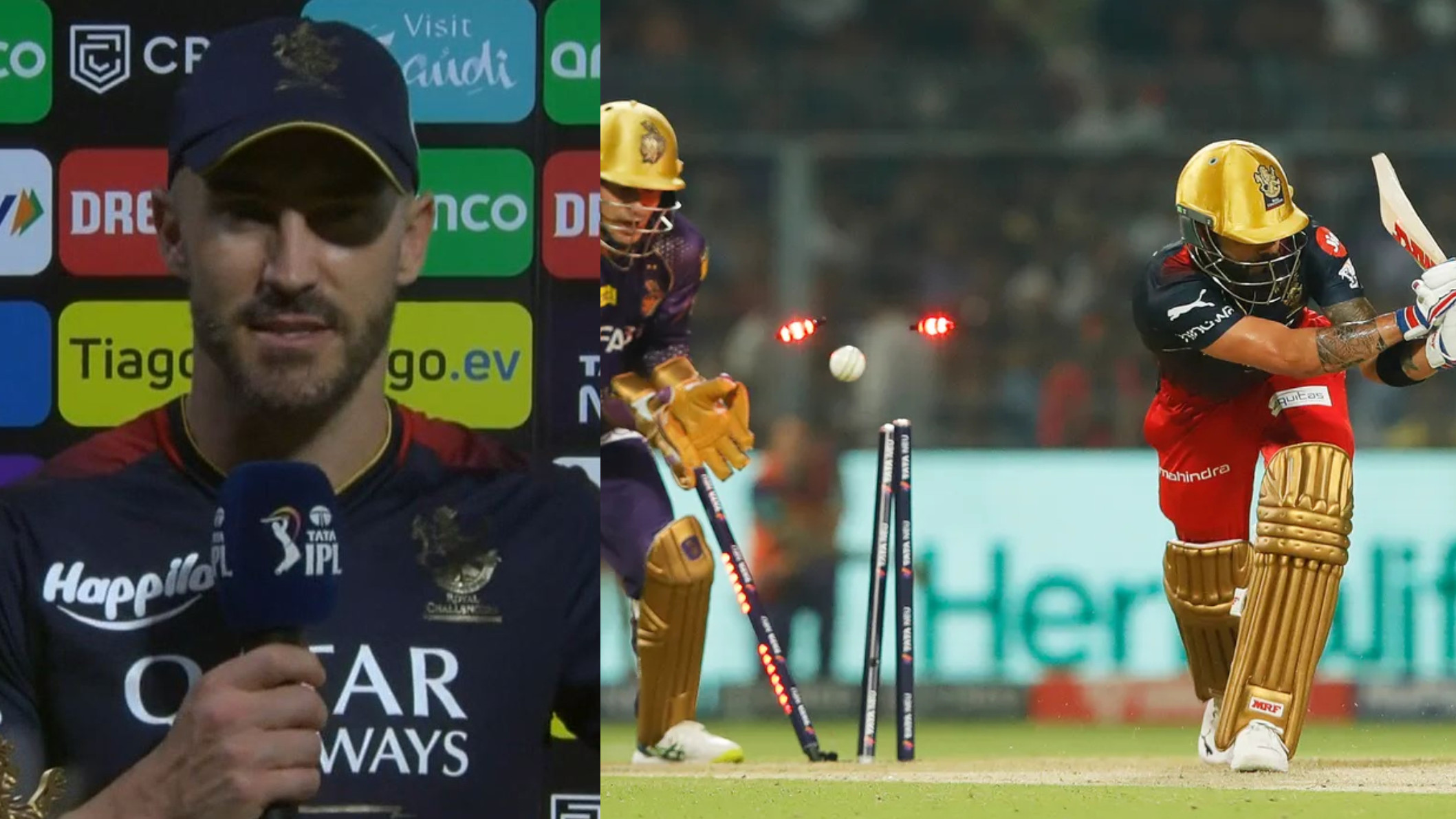 IPL 2023: Faf du Plessis rues ‘average batting’ by RCB after 81-run loss to KKR at Eden Gardens