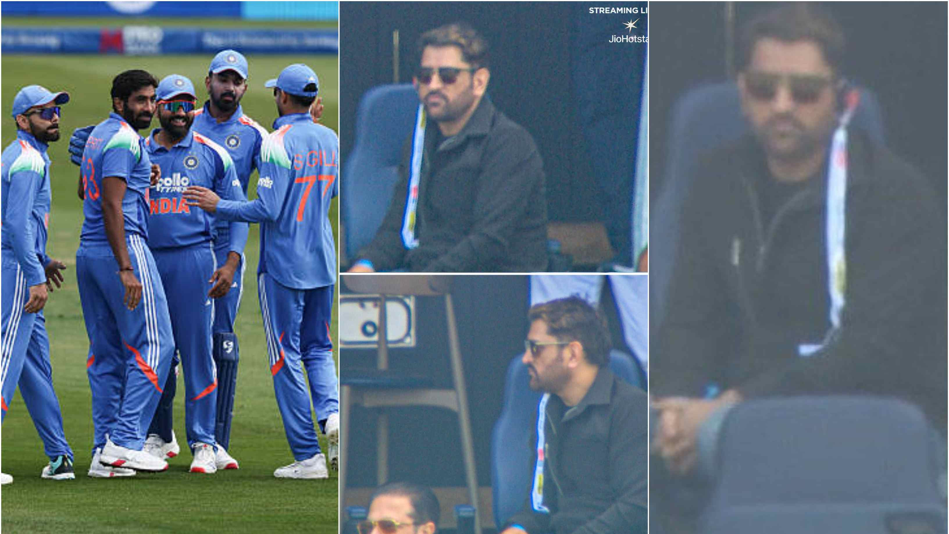ENG v IND 2026: WATCH - MS Dhoni enjoys India’s dominance in 1st ODI from Edgbaston stands; video goes viral 