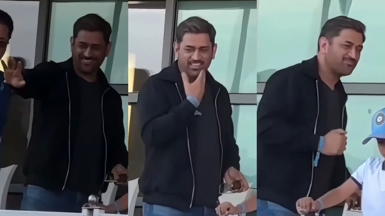 MS Dhoni watched the India-England T20I on July 7 on his 45th birthday | X