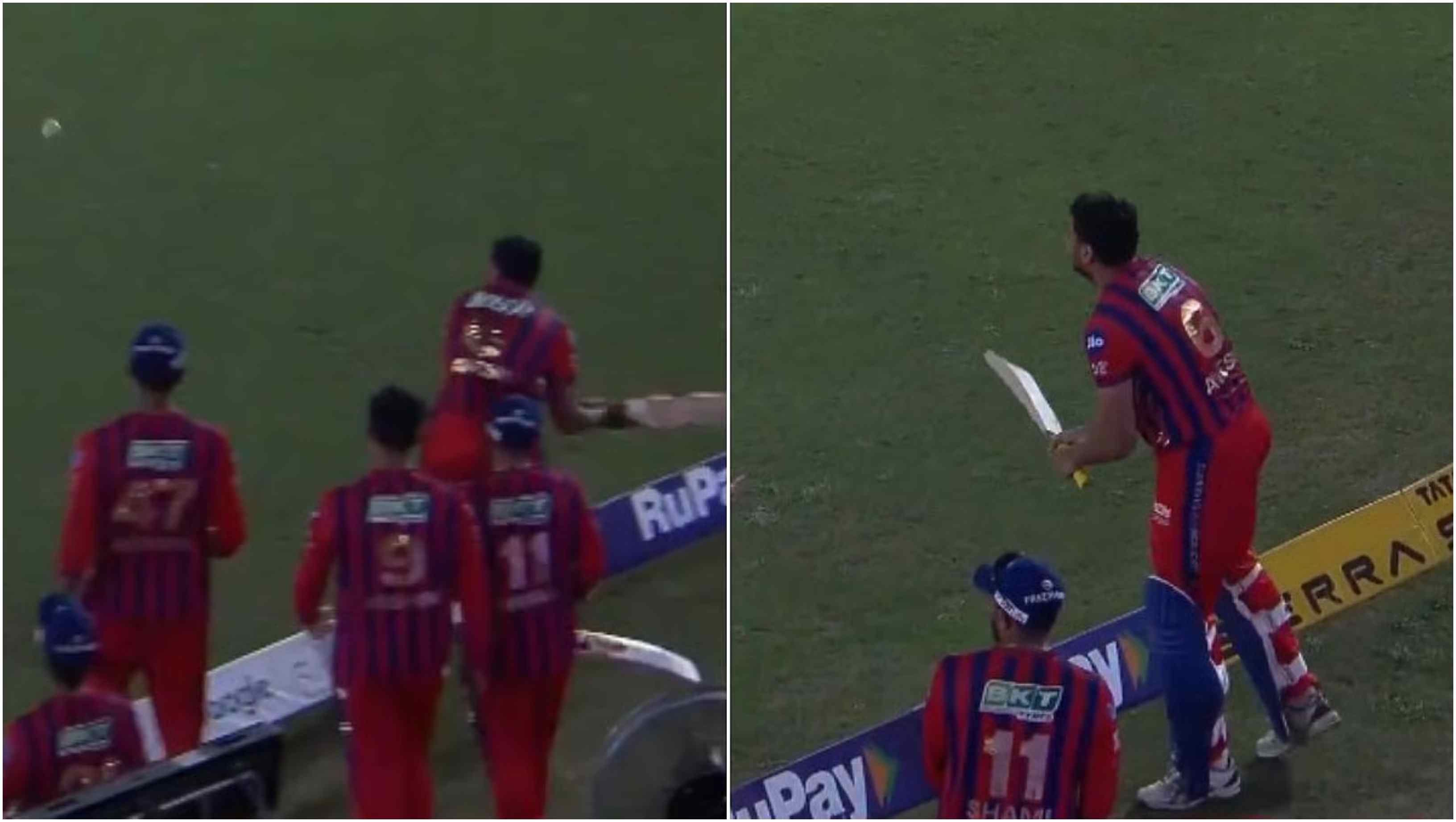 Avesh Khan’s act sparked controversy | X