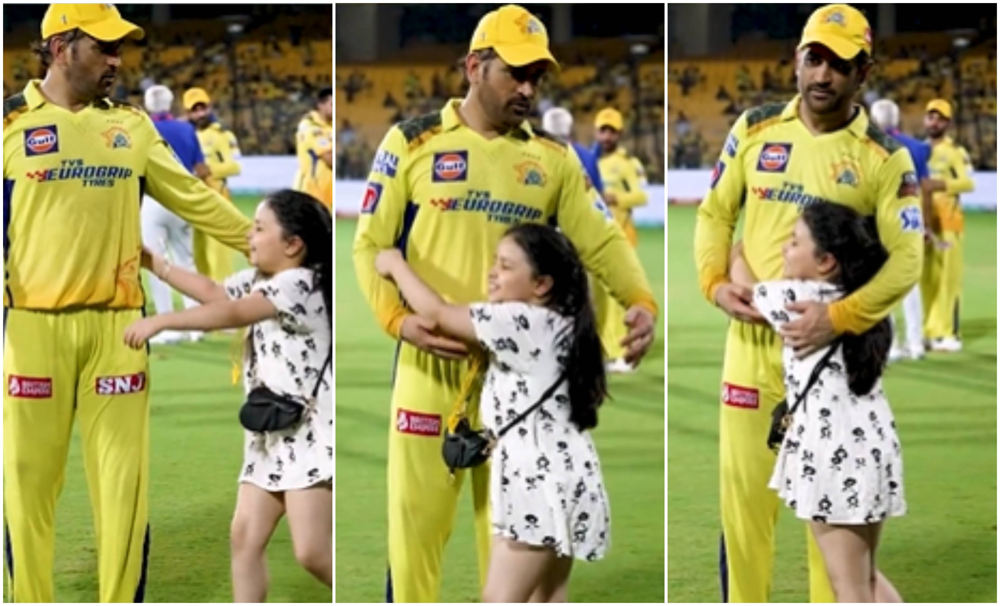 MS Dhoni and his daughter Ziva | IPL/Twitter