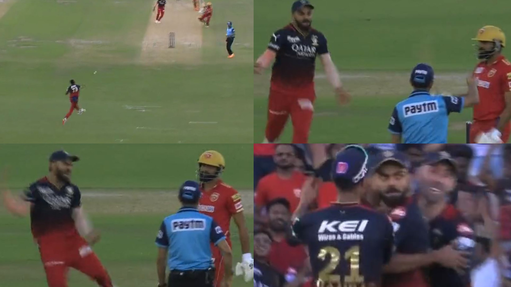 IPL 2023: WATCH- Virat Kohli gives animated sendoff to Harpreet Singh Bhatia after he is run out by Mohammed Siraj