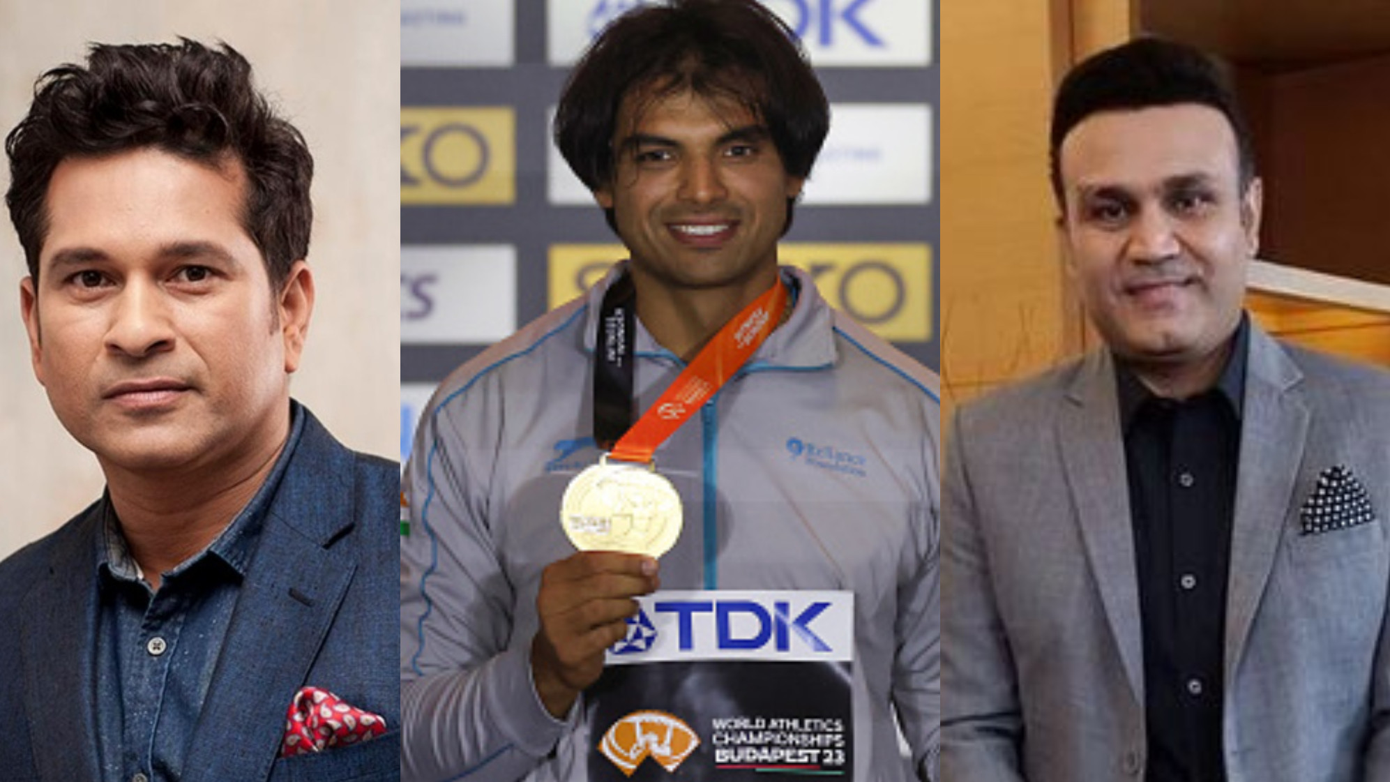 Indian cricket fraternity lauds Neeraj Chopra for his gold medal win at World Athletics Championships 2023