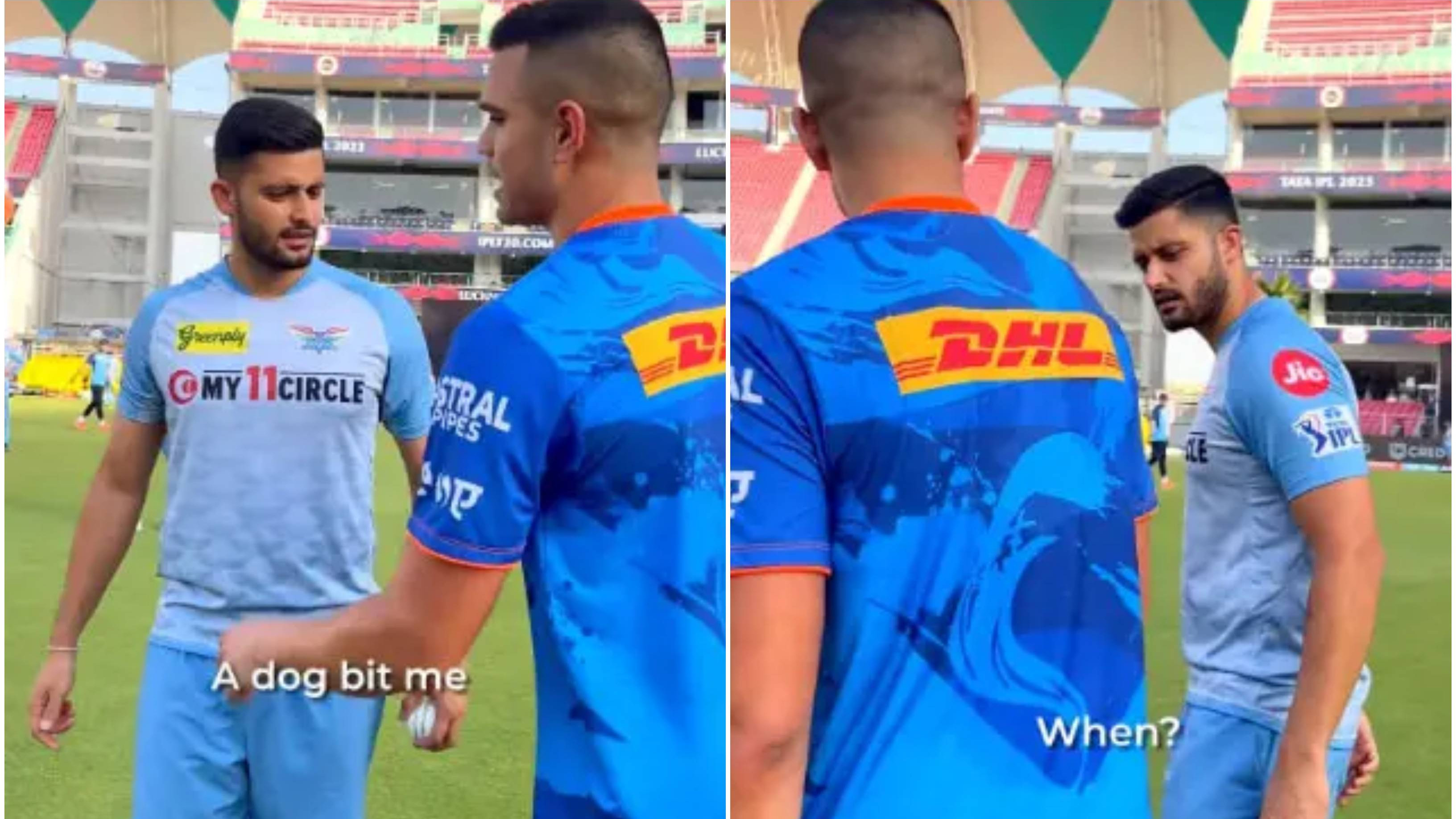 IPL 2023: WATCH – Arjun Tendulkar reveals getting bitten by a dog ahead of MI’s clash with LSG