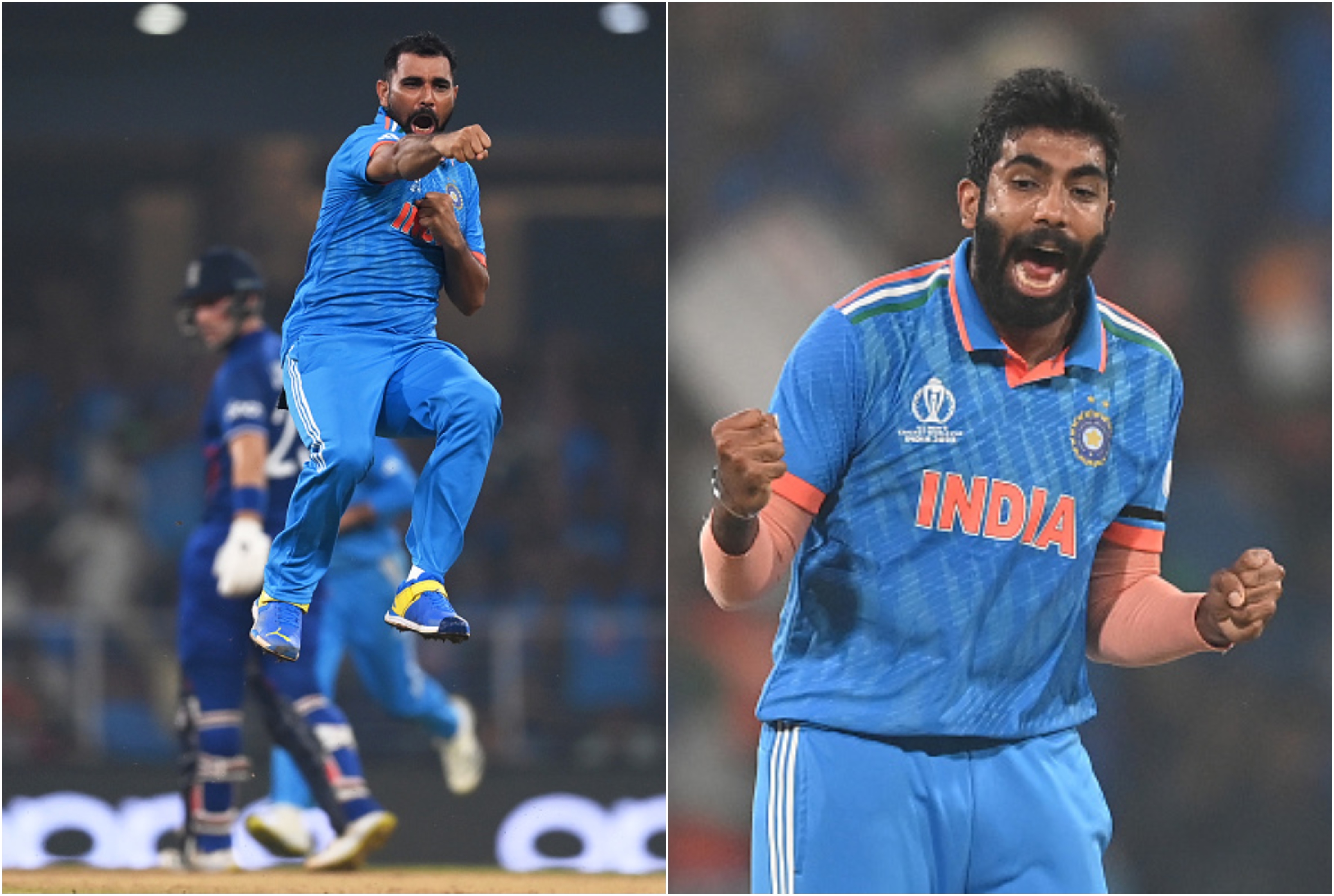 Mohammad Shami and Jasprit Bumrah | Getty