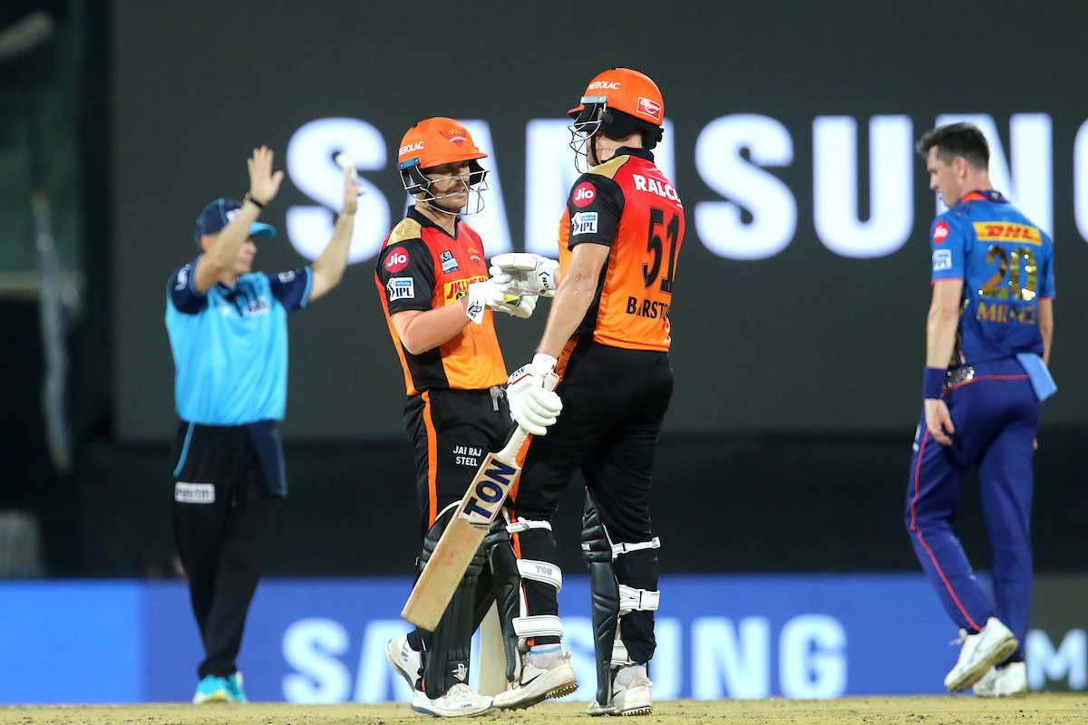 SRH failed to get over the line against MI | BCCI/IPL