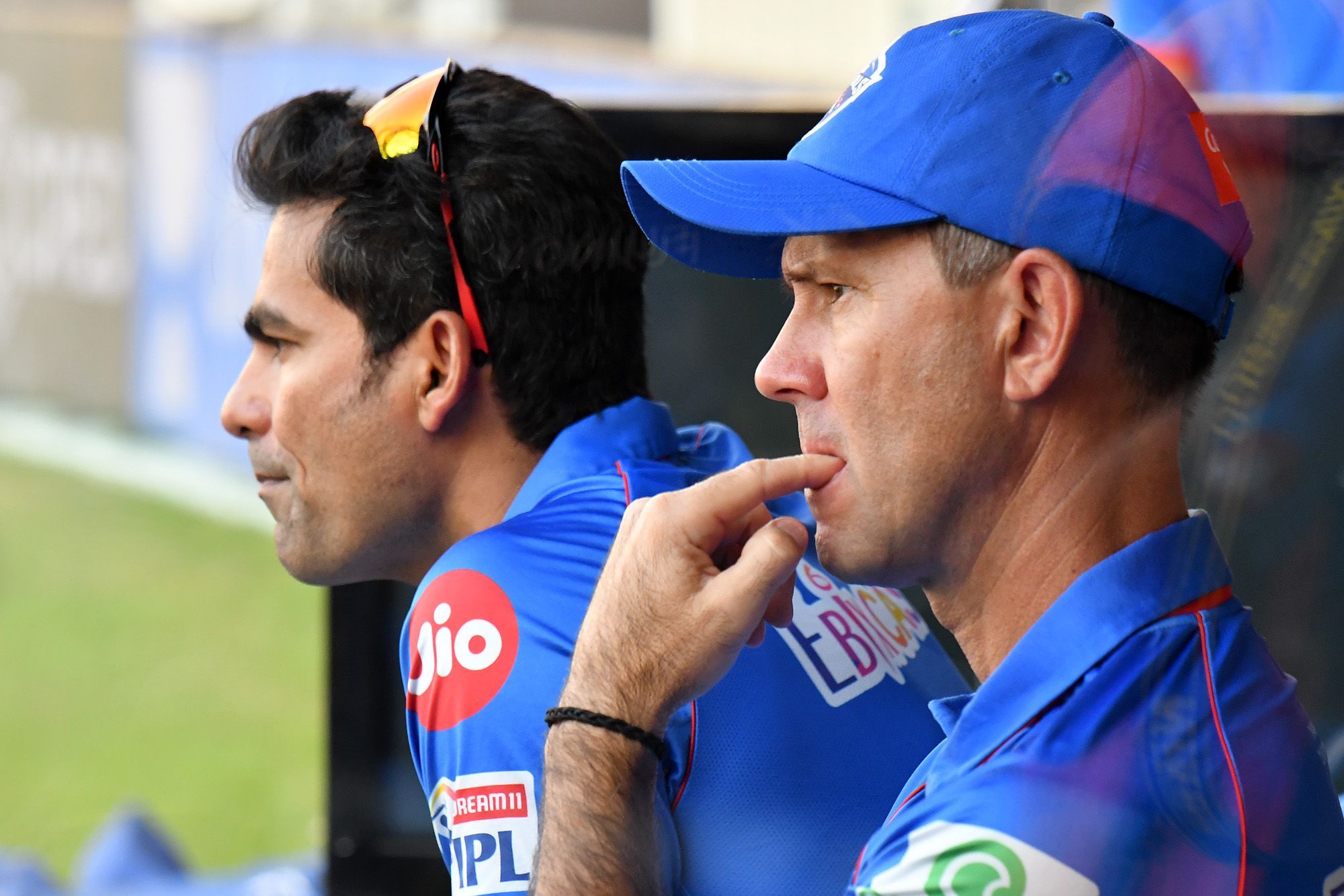DC coach Ricky Ponting in the dugout during one of the games | BCCI/IPL