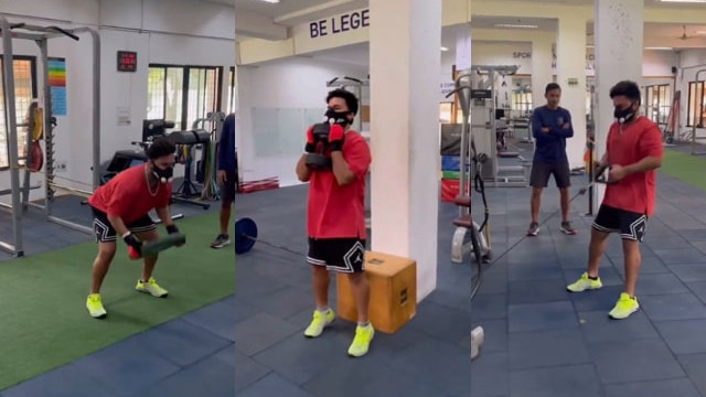 WATCH - Rishabh Pant 'Pushing the limits' in gym; shares video of intense training session