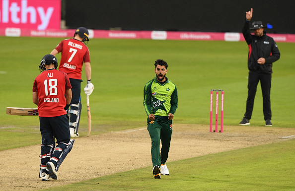 Moeen Ali's dismissal by Shadab Khan | GETTY