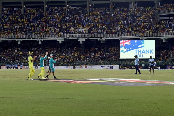 Colombo crowd was on its feet cheering the Australian cricket team | Getty