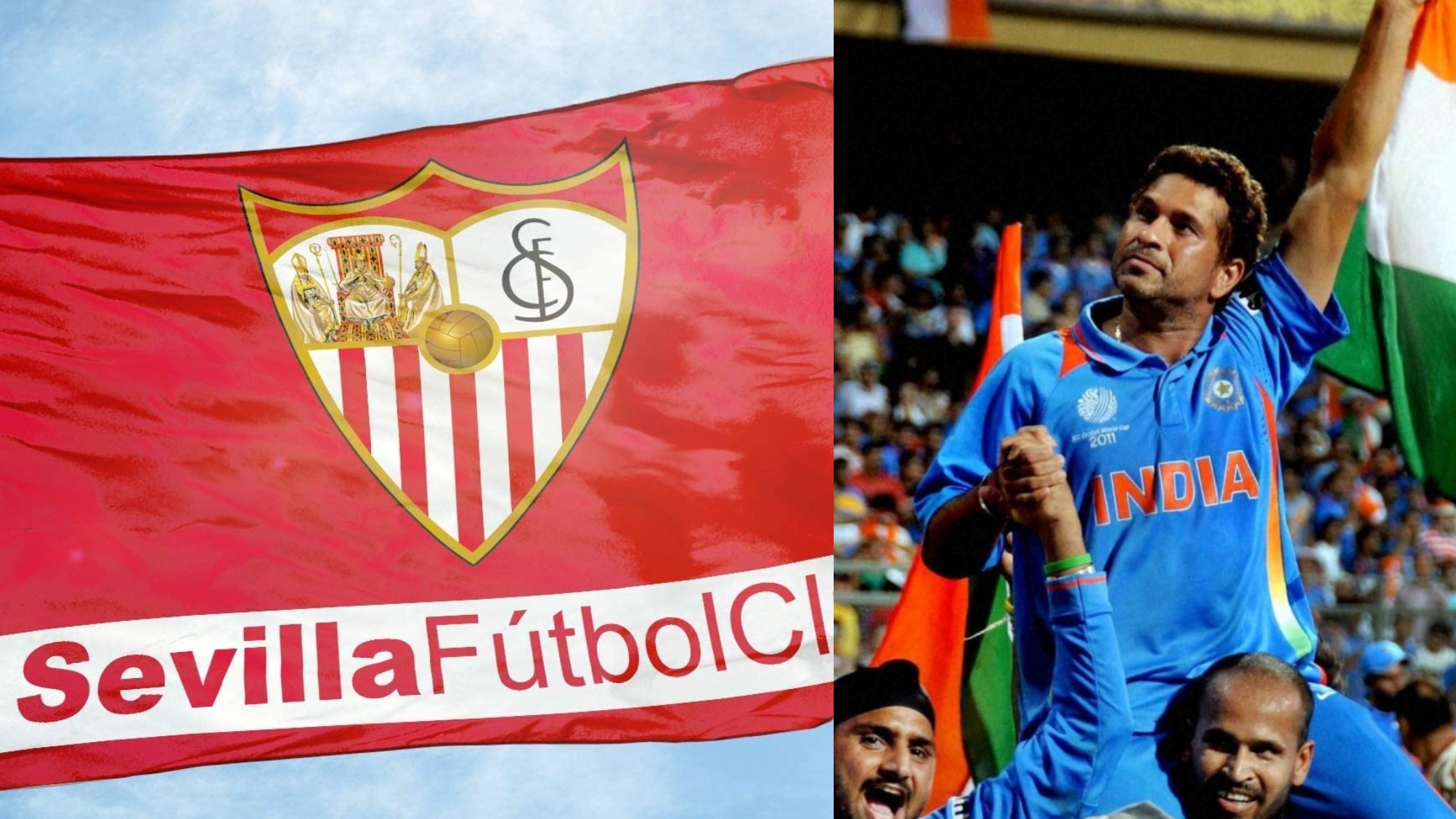 Sachin Tendulkar features in Spanish football club Sevilla FC's 