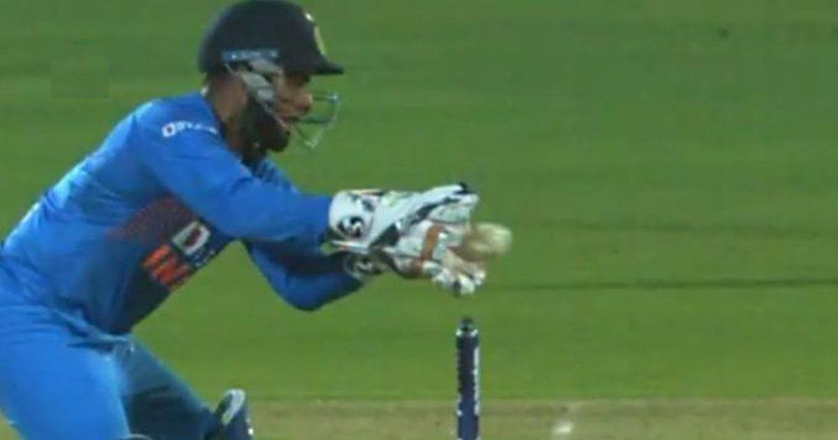 Rishabh Pant caught the ball in front of stumps leading to the ball being called no-ball | Twitter