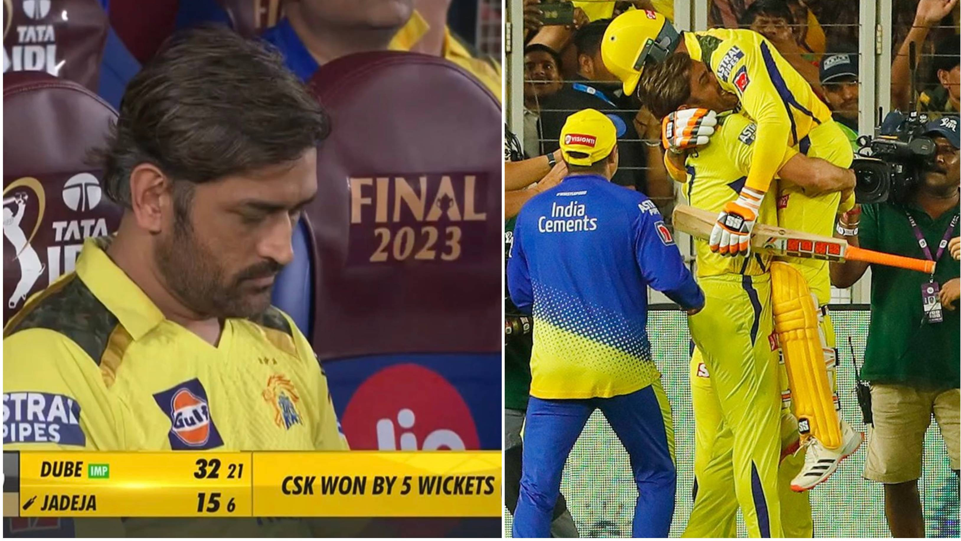 IPL 2023: WATCH – MS Dhoni’s reaction goes viral after CSK win last-ball thriller vs GT to lift IPL title for 5th time