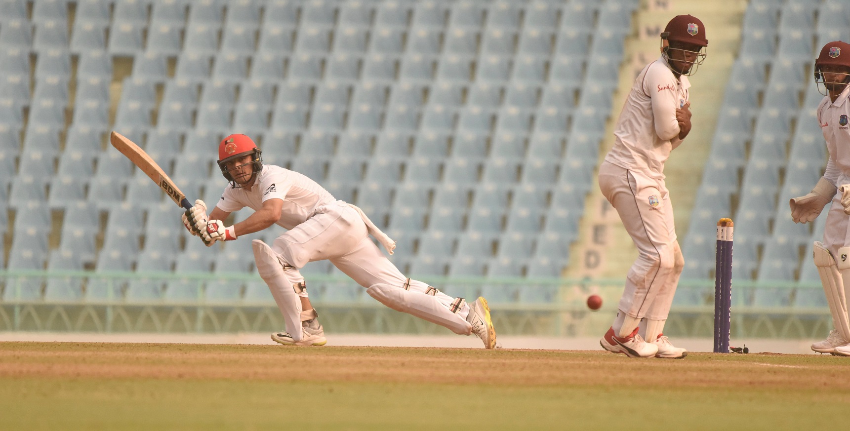 Afghanistani batsmen found the turning pitch hard to bat on and could only manage 187 runs | ACB Officials
