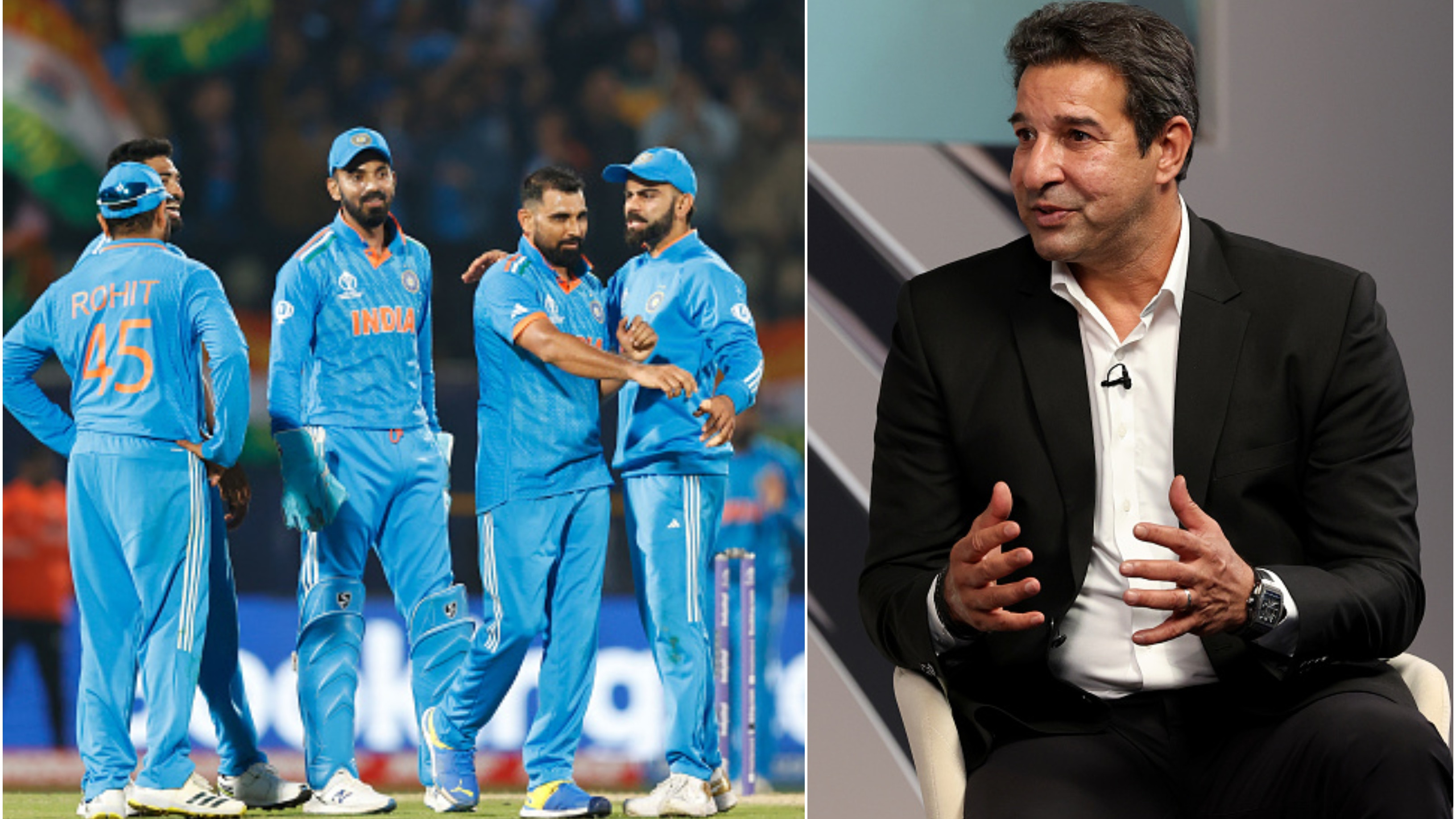 CWC 2023: “India is like run-away train that has its brakes failed,” Wasim Akram lauds Rohit’s men after win over New Zealand