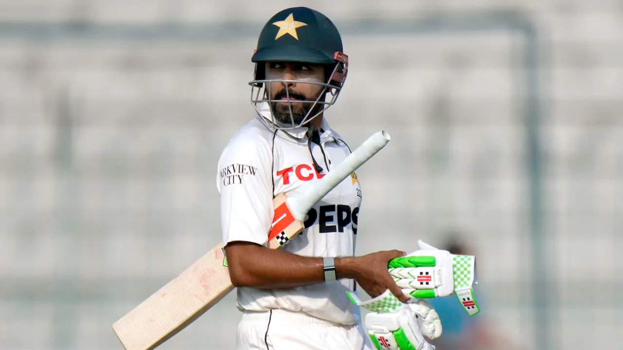 Babar Azam has gone 18 innings in Tests without scoring a fifty | Getty