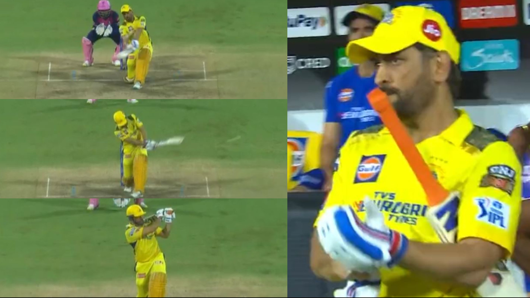 IPL 2023: WATCH- Chepauk crowd roars on MS Dhoni's entry; hits 3 massive sixes against Adam Zampa and Sandeep Sharma