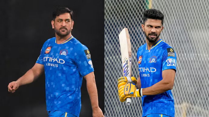 MS Dhoni and Ruturaj Gaikwad for CSK | CSK X