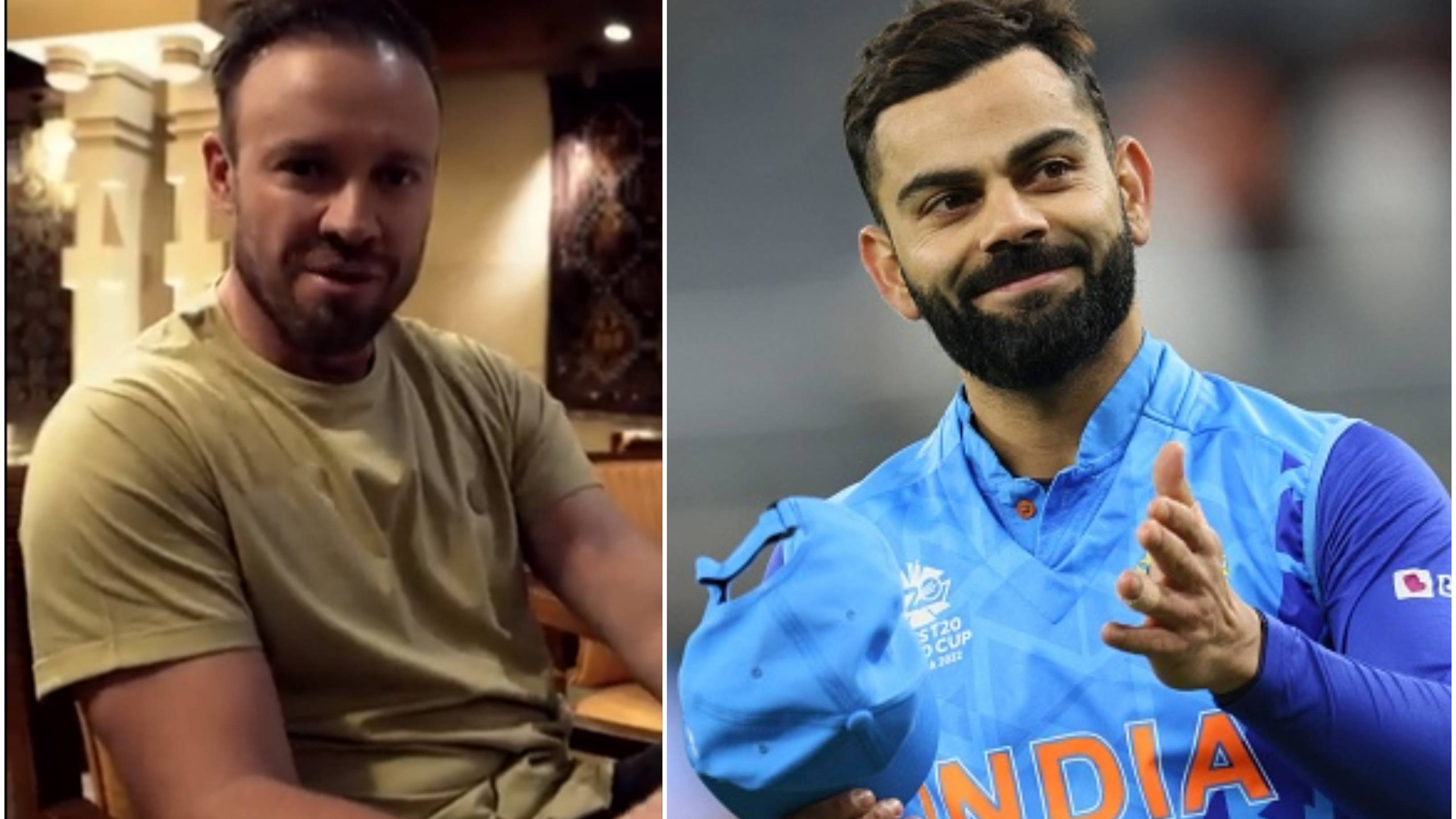WATCH: “You are one hell of a cricket player…” AB de Villiers extends birthday greetings to Virat Kohli
