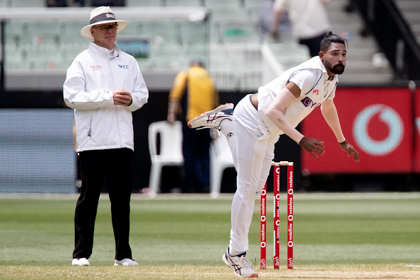 Siraj made his India Test debut in MCG and picked five wickets on debut | Getty