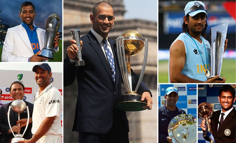 MS Dhoni has won all major ICC trophies | Twitter