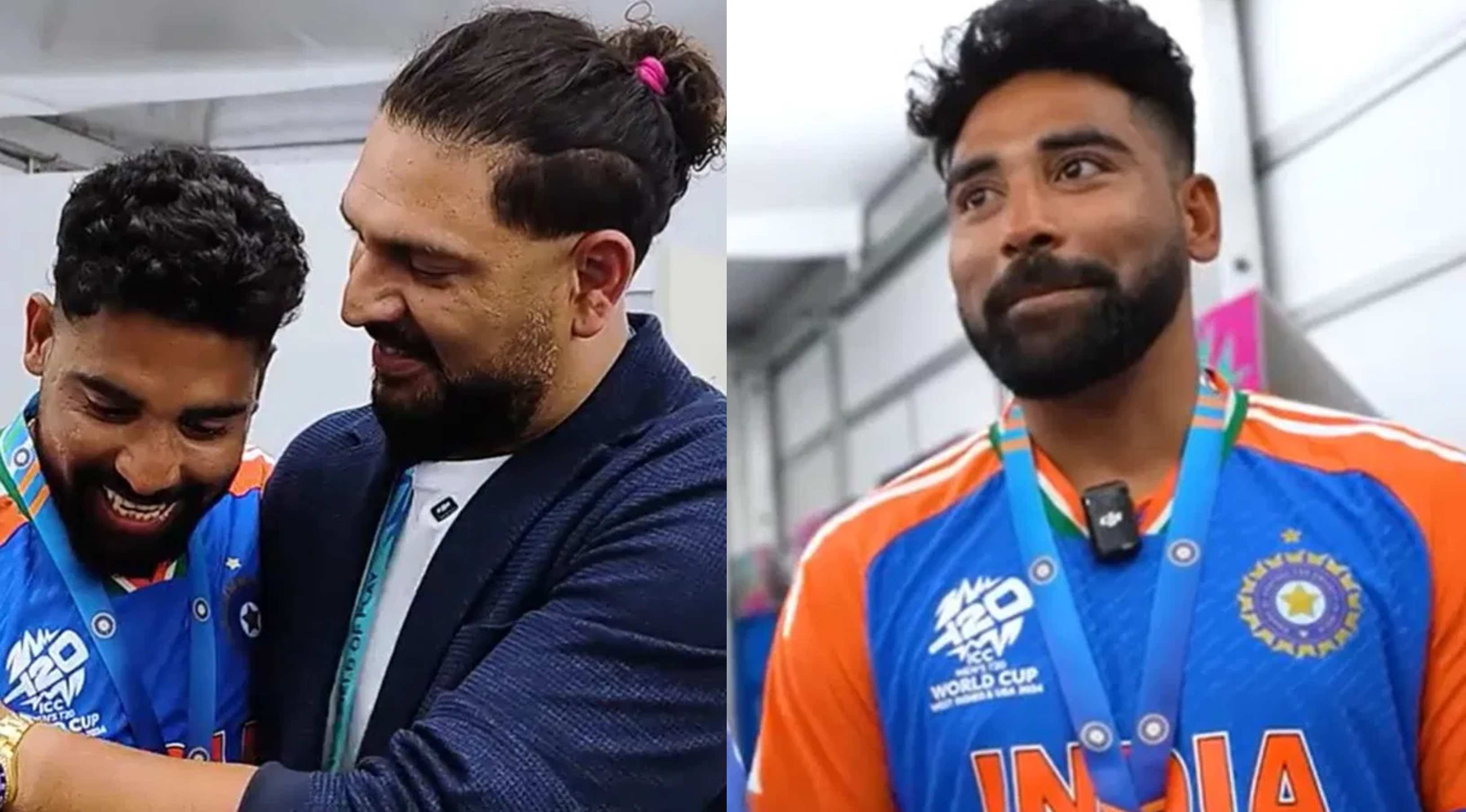 Yuvraj Singh presented the 'best fielder' medal to Mohammed Siraj | BCCI