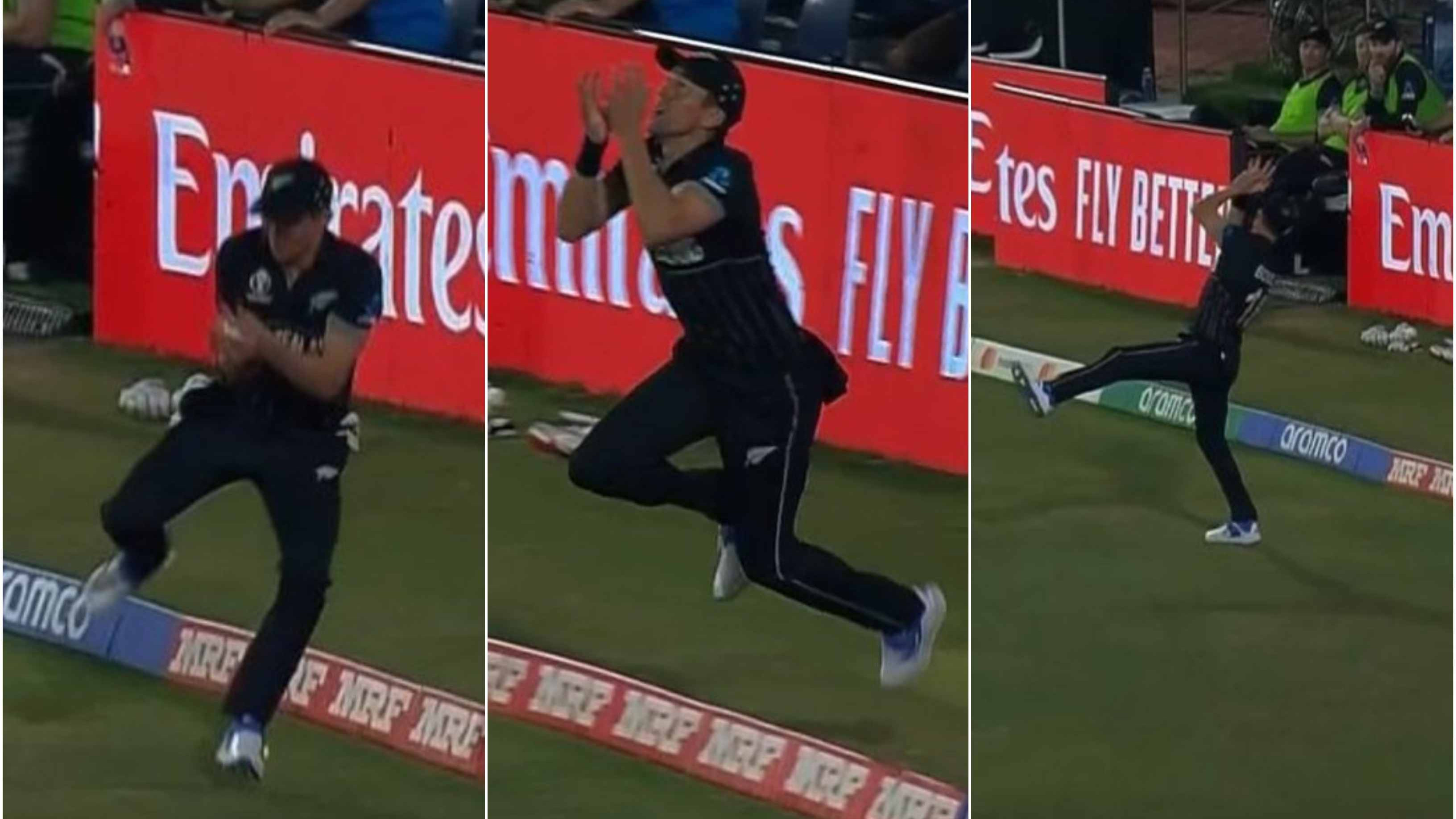 CWC 2023: WATCH – Trent Boult plucks a remarkable juggling catch near boundary line to dismiss Bas de Leede